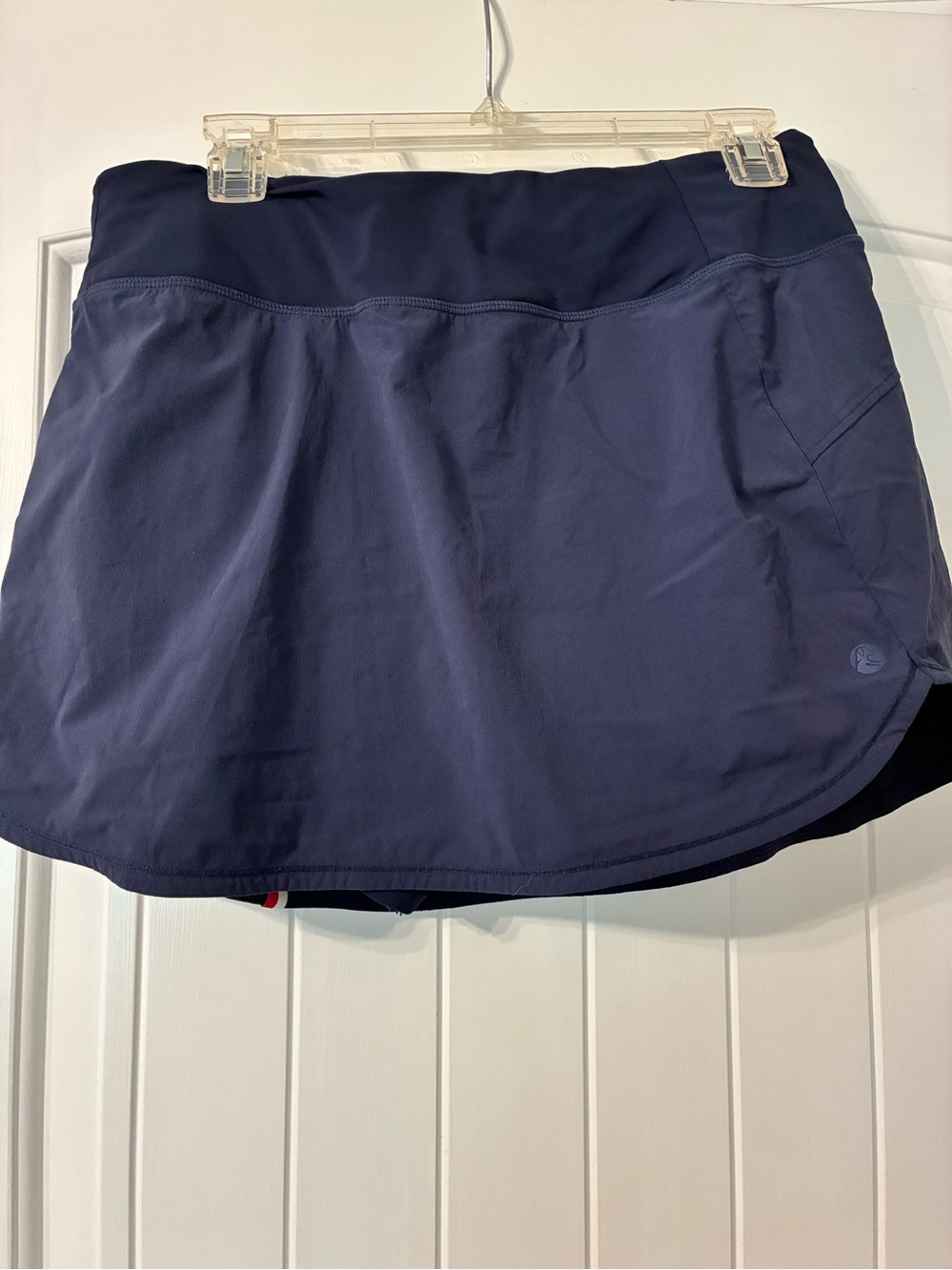 Rhoback Navy Athletic Skirt with Built-In Liner